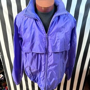 Golden Bear Vintage Windbreaker Jacket w/ Hidden Hood